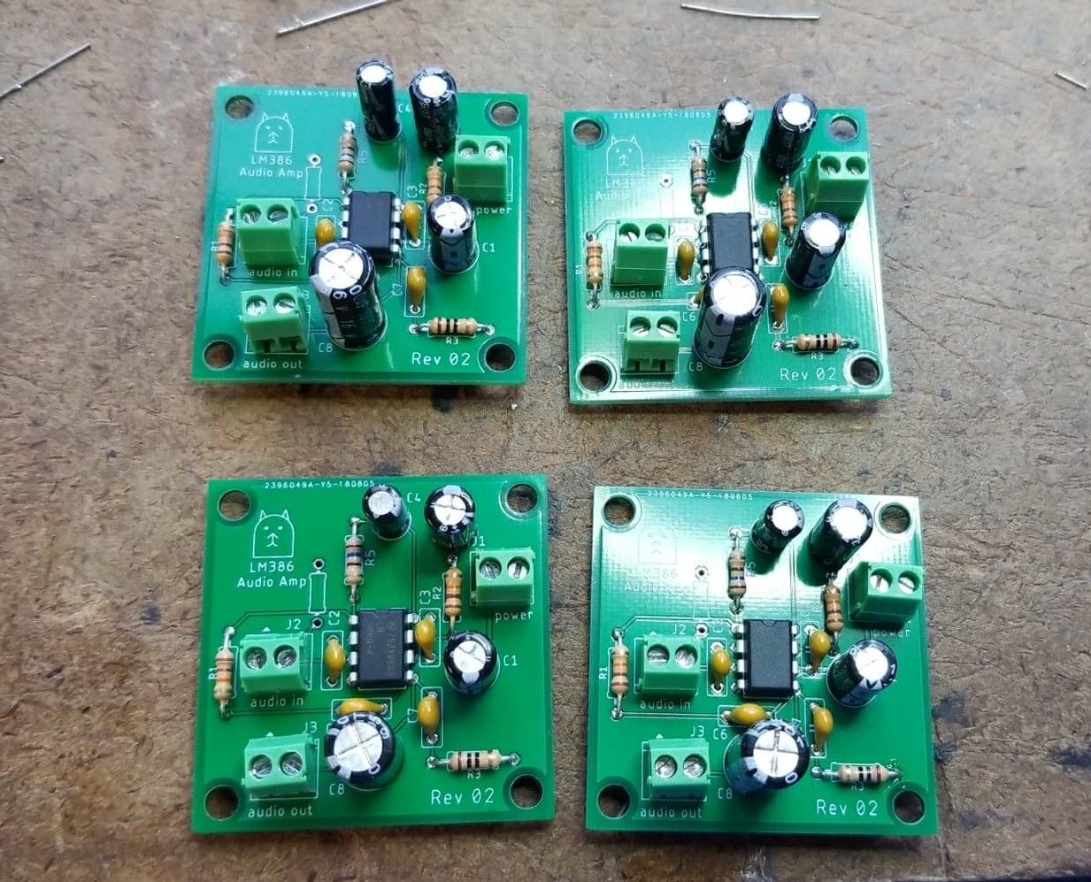 assembled board