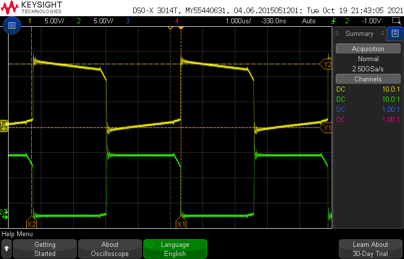 gate driver control signals with dead time insertion